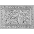thumbnail image 1 of Ahgly Company Indoor Rectangle Animal Gray Traditional Area Rugs, 2' x 5', 1 of 1