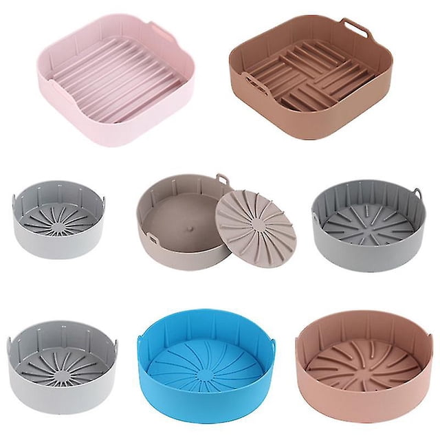 Airfryer Silicone Pot Multifunctional Air Fryers Accessories Fried Baking Tray