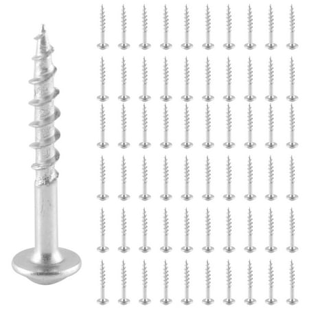 

100Pcs Woodworking 32mm Pocket Hole Screws for Pocket Hole Jig