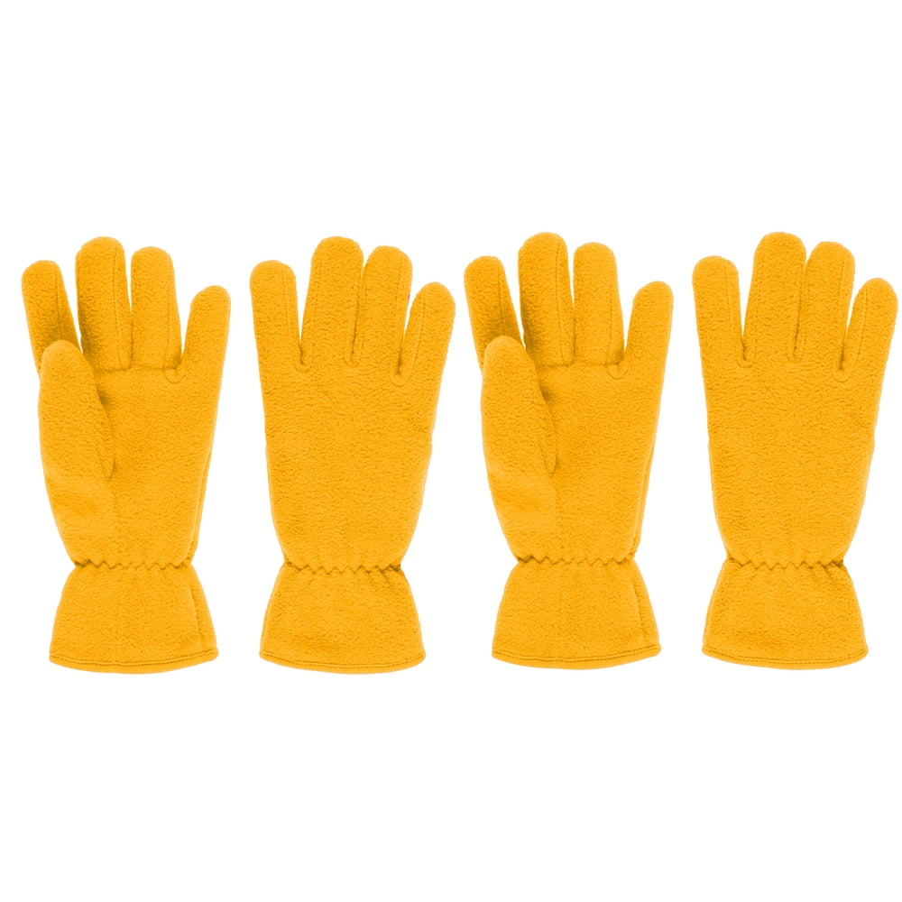 Gilbin's Toddler/Kids Soft And Warm Fleece Lined Gloves (12Y, 2 Pk