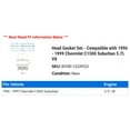 thumbnail image 2 of Head Gasket Set - Compatible with 1996 - 1999 Chevy C1500 Suburban 5.7L V8 1997 1998, 2 of 2