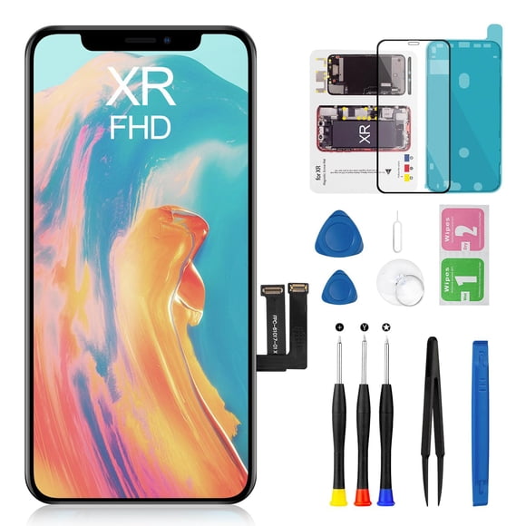 Kit de reparación FOOBONG para pantalla LCD FHD 3D Touch de iPhone XR de 6,1"