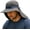 96570_Dark Grey, variant on Cooling Sun Hat with Neck Flap, Wide Brim UPF 50+ UV Protection Hat for Men & Women, Breathable Summer Hat for Hiking, Fishing, Gardening,White M/L