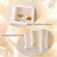 thumbnail image 3 of Sfugno Jewelry Armoire,Standing Jewelry Cabinet with 7 Drawers,2 Side Doors and Top Flip Makeup Mirror,White, 3 of 8