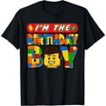 thumbnail image 1 of T-Shirt Assorti pour la Famille "Im The Birthday Boy Building Brick" - comme sur l'Image - 3TG, 1 of 2