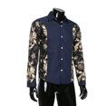 thumbnail image 3 of Camisa De Hombre Camisa De Manga Larga Estampado Floral Patchwork Moda Slim Fit (2Xl) -153480.04 Tmvgtek Mujer, 3 of 6