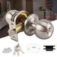 thumbnail image 2 of QHUDLV Door Knob Lock,Keyed Entry,Interior Security Hardware, 2 of 9