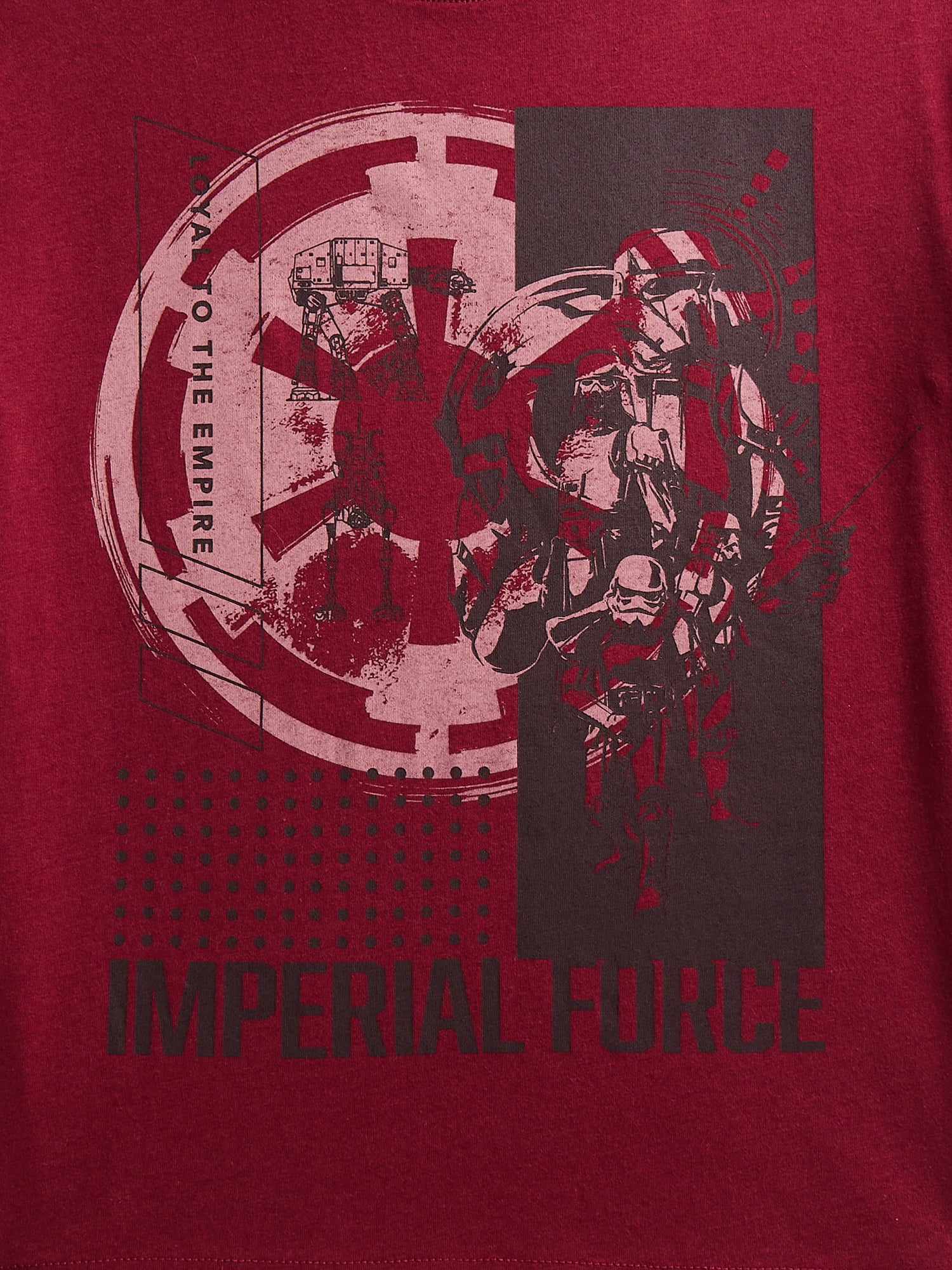 Star Wars The Mandalorian Boys Loyal to the Empire Graphic Tee with Short Sleeves, Sizes 4-18
