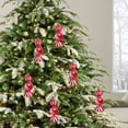 thumbnail image 1 of DPTALR Christmas Ball Special Decorative Small Pendant Plastic Electroplating Painted Red Candy Hex Star, 1 of 5