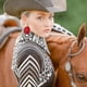 thumbnail image 2 of Pendientes con gancho colgante con forma de sombrero de vaquero, aretes de resina para mujeres y niñas, regalo de joyería, 2 of 4
