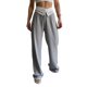 thumbnail image 3 of Txlixc Pantalones de piernas anchas para mujeres, chaquetas de solapa con cremallera y botones Txlixc  moda, 3 of 9