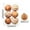 A, variant on Baking Christmas Ball Ornaments, 6PCS Shatterproof Christmas Tree Hanging Gingerbread Decorations Set, Cute Xmas Balls for Home Party Indoor Xmas Decor