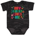 thumbnail image 3 of Inktastic My Godmother Loves Me Girls Girls Baby Bodysuit, 3 of 5