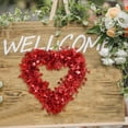 thumbnail image 1 of Neinkie Couronne de la Saint-Valentin pour Porte d'Entrée, Couronne en Forme de Cœur en Guirlande pour Décorations Intérieures et Extérieures, Couronne en Forme de Cœur pour Décoration Murale, 1 of 2