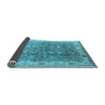 thumbnail image 2 of Ahgly Company Indoor Round Oriental Light Blue Industrial Area Rugs, 6' Round, 2 of 4