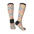thumbnail image 4 of Haiem Snake Socks, Funny Novelty Crazy Design Cotton Socks Sports Socks Knee High Socks For Men, Women,1Pairs - Gift For Working Friends, 4 of 9