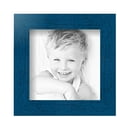 thumbnail image 2 of ArtToFrames 5" x 5" Blue Picture Frame, 5x5 inch Blue Wood Poster Frame (WOM-4427), 5 Pack, 2 of 7