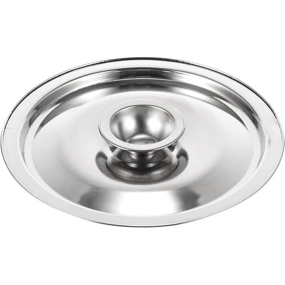 DOITOOL Universal Pot Lid 2PCS Stainless Steel Cover Bowl- 5.5in Small Universal Lid for Pots- Reusable Mini Pan Lid Bowl Covers with Handle for Pot Universal Pan Lid