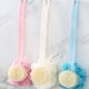 thumbnail image 5 of 2 cepillos de baño con mango largo para frotar la espalda, cepillo de baño con forma de flor para adultos, cepillo de baño de pelo suave, 5 of 6