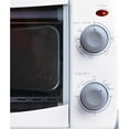 thumbnail image 6 of 4 Slice Small Toaster Oven Countertop, Retro Compact Design, Multi-Function with 30-Minute Timer, Bake, Broil, Toast, 1000 , 2-Rack Capacity, White, 6 of 6