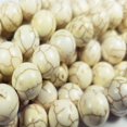 thumbnail image 2 of CHOK 6mm 15 Inch Strand Natural White Howlite Round Beads Genuine Gemstone Natural Jewelry Making, 2 of 5