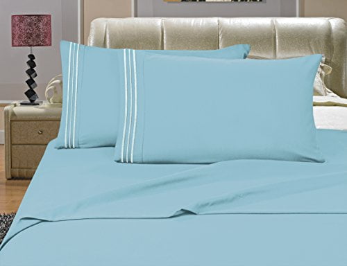Elegant Comfort 4 Piece Set Wrinkle Free 1500 Thread Count ...