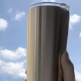 thumbnail image 4 of Injueey Taza de aislamiento al vacío de acero inoxidable, taza de café de agua de sellado al vacío de doble pared de 600ml con tapa, botella térmica, Juegos de servir café y té Injueey HA6868-00B, 4 of 6