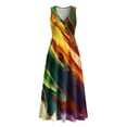 thumbnail image 4 of Stamzod Long Dresses for Women 2026 Summer Casual Plus Size Dress Sleeveless Boho Floral Sundresses Multicolor D XXL, 4 of 8