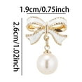 thumbnail image 2 of Elegant Minimalist Pearl Drop Earrings for Women Delicate Dangle Jewelry Fashion Accessory Timeless Her Everyday Wear, 2 of 6