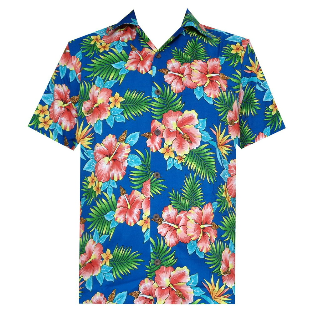 Alvish - Hawaiian Shirt 47 Mens Allover Flower Beach Aloha Casual ...
