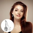 thumbnail image 4 of Nature Inspiration Earrings For Women, Sliver Golden And Rose Golden, 4 of 6