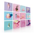 thumbnail image 1 of Set De 12 Cuadros Decorativos, Para Recamara Pop Fashion Ideas Creativas  Cuadro sublimado en tela, 1 of 2