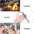 thumbnail image 6 of LOLIPPYY Outdoor Fireplace Tongs Set, Handle Iron Garbage Clips, Assorted Colors, 2 Pieces, 6 of 7
