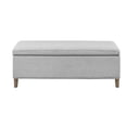 thumbnail image 2 of MARTHA STEWART Rectangular Storage Bench with Light Grey Finish MT105-0156, 2 of 5