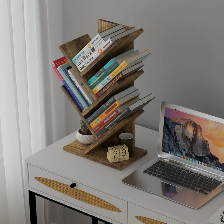Standing Desk with Book Shelf