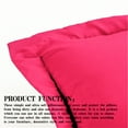 thumbnail image 4 of NTBAY 100% Brushed Microfiber Euro Pillow Shams Set of 2, Super Soft and Cozy European Throw Pillow Covers, Wrinkle, Fade, Stain Resistant Square Pillow Cases, 26"x26", Magenta, 4 of 5