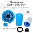 thumbnail image 5 of Limpiador Portátil Dexas Azul Mediano para Patas de Perro, 5 of 5