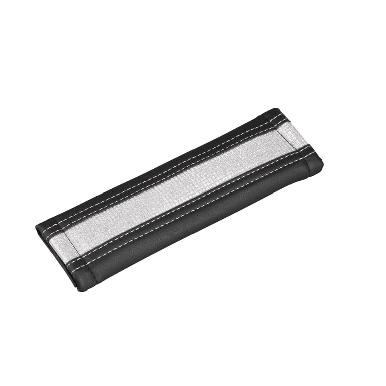 Auto Drive Diamond Faux Leather Seatbelt Pad photo 1