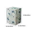 thumbnail image 2 of Washing Machine Cover Waterproof Soft Fabric Three-Sided Protection 36 cm x 30 cm x 12 cm Gray, 2 of 6