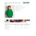 thumbnail image 2 of Gildan 18500B Big Boys Hooded Sweatshirt -Carolina Blue-Large, 2 of 2