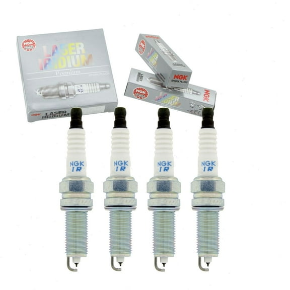 4 pc NGK Laser Iridium Spark Plugs compatible with Hyundai Tucson 2.4L L4 2018-2020
