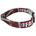 thumbnail image 4 of Country Brook Petz® Premium Crimson and White Football Fan Dog Collar and Leash Limited Edition, Small, 4 of 6