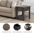 thumbnail image 3 of Signature Design by Ashley Casual Tyler Creek End Table, Grayish Brown/Black, 3 of 8