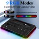 thumbnail image 4 of Base de carga multifunción para el mando Switch 2 y el mando PRO, con iluminación RGB y espacio para guardar cartuchos de juegos, 4 of 8