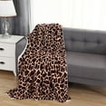 thumbnail image 1 of Mocassi Réversible Imprimé Sherpa Couverture Toutes Saisons Parfait pour Se Prélasser 50 x 60 Pouces Girafe Sherpa, 1 of 5
