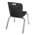 thumbnail image 7 of Regency Kee 72" x 30" Height Adjustable Mobile Classroom Table - Grey & 2 Andy 12-in Stack Chairs- Black, 7 of 7