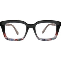 EYEGEMS Brand Eyeglasses  3.00 Women Eco Friendly Sustainable  Reading Glasses Ladies Walnut Wood Black Multicolor 0552