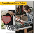 thumbnail image 3 of 200 Pcs 12mm Rivets Ronds à Clous Spots Punk Rock DIY en Cuir pour Chaussures Vêtements Pièces de Sac Décoration, 3 of 6