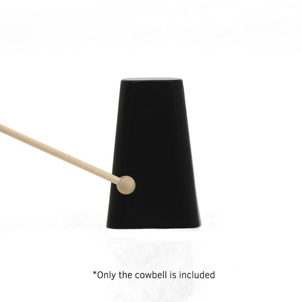 Cow Bell Noise Maker with Mallet Cowbell for Drum Set Percussion Instrument  Music Education Tool for Cheering Alerting Sporting Events 