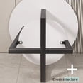 Two-Tier Round Side End Table, Waterproof Metal Accent Furniture ...